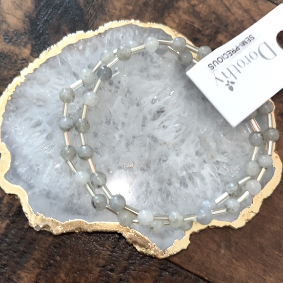 Labradorite layered bracelet - Picture 2 of 6